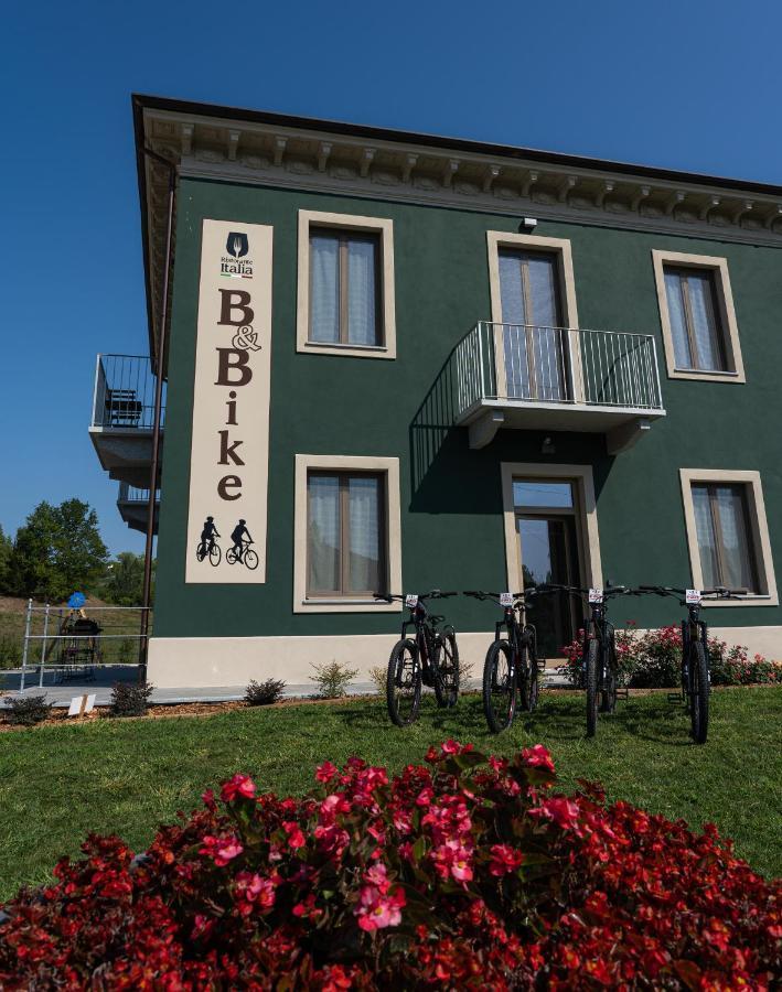B & Bike Di Ristorante Italia Mombello Monferrato Exterior foto